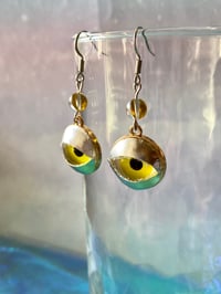 Image 4 of Neon Shimmer Eye Earrings