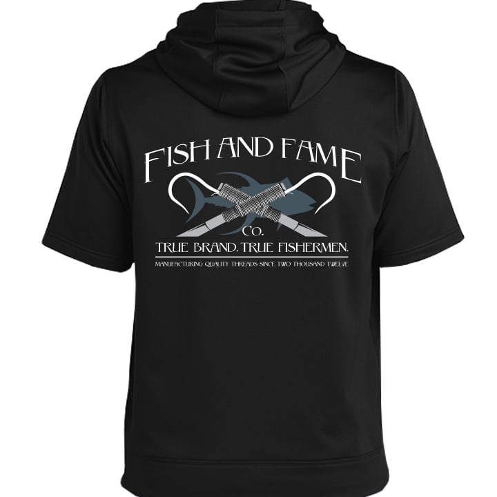 Image of Classic Triblend Fleece SS Pullover (black)