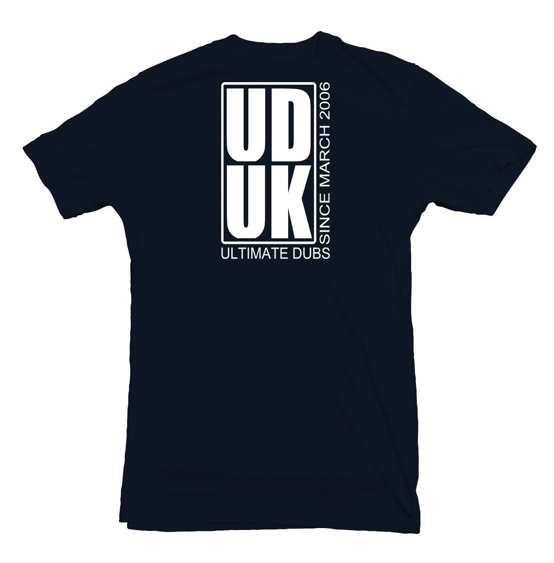 Image of Men's Ultimate Dubs - Box Logo Design To Back - Navy Blue with White Logo's
