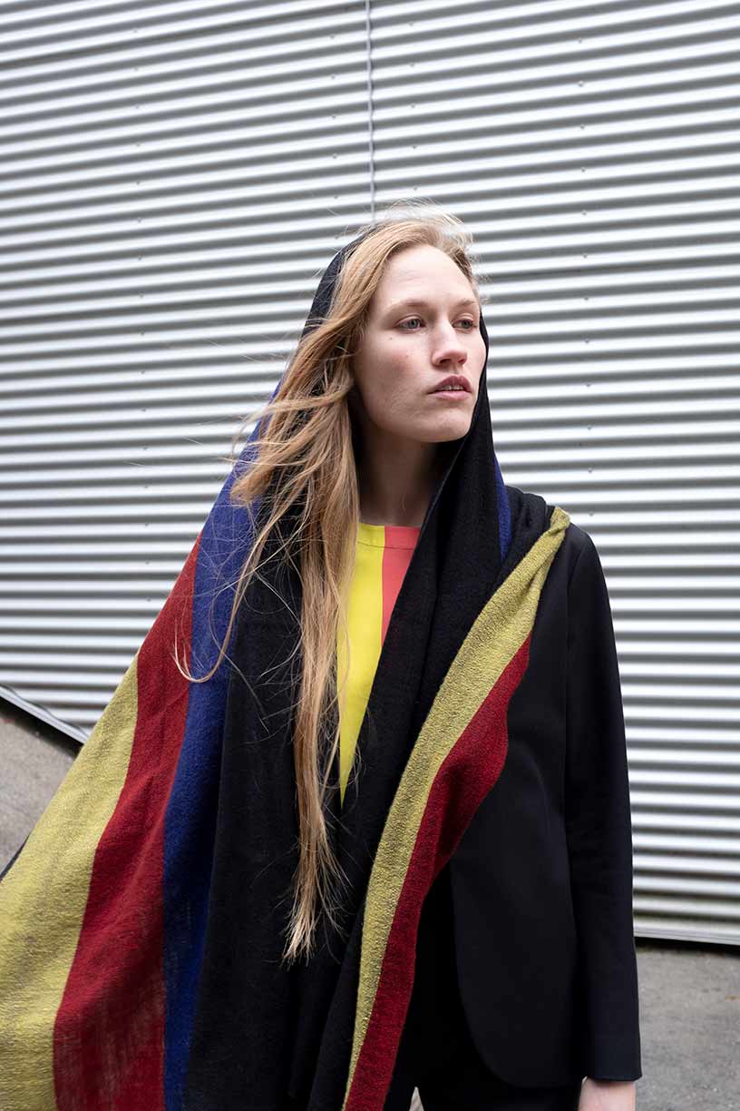 Image of Scarf 1 - Cashmere - Primary colors