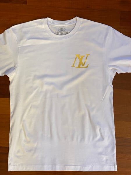 Image of “ALV” wht/gold tee