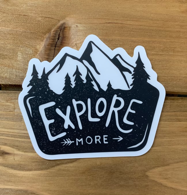 Explore More Sticker