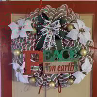 Peace on Earth Bubble Stripe 