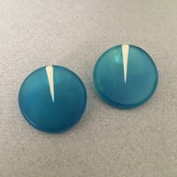 Image 1 of two tone circle studs