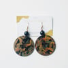 Camouflage Wood Earrings