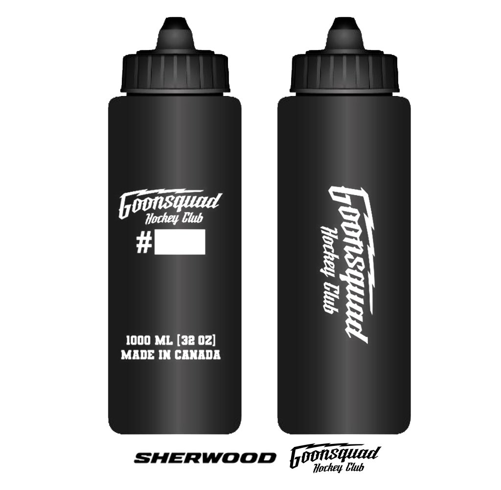 Sherwood Hockey x GS 32oz tall boy water bottle