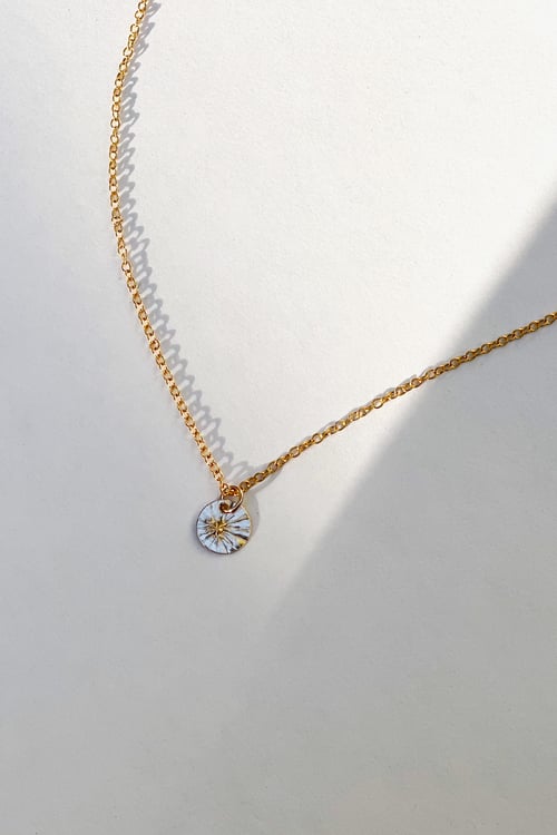 Image of North Star Tiny Pendant Necklace in 14K Gold