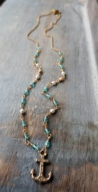 Image 3 of Vintage Anchor Necklace (One of a Kind)