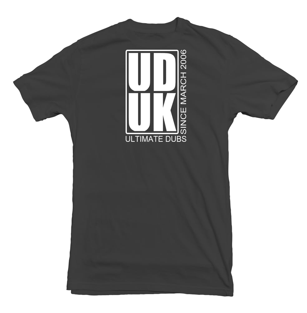 Image of Men's Ultimate Dubs - Box Logo Design To Back- Dark Grey with White Logo's