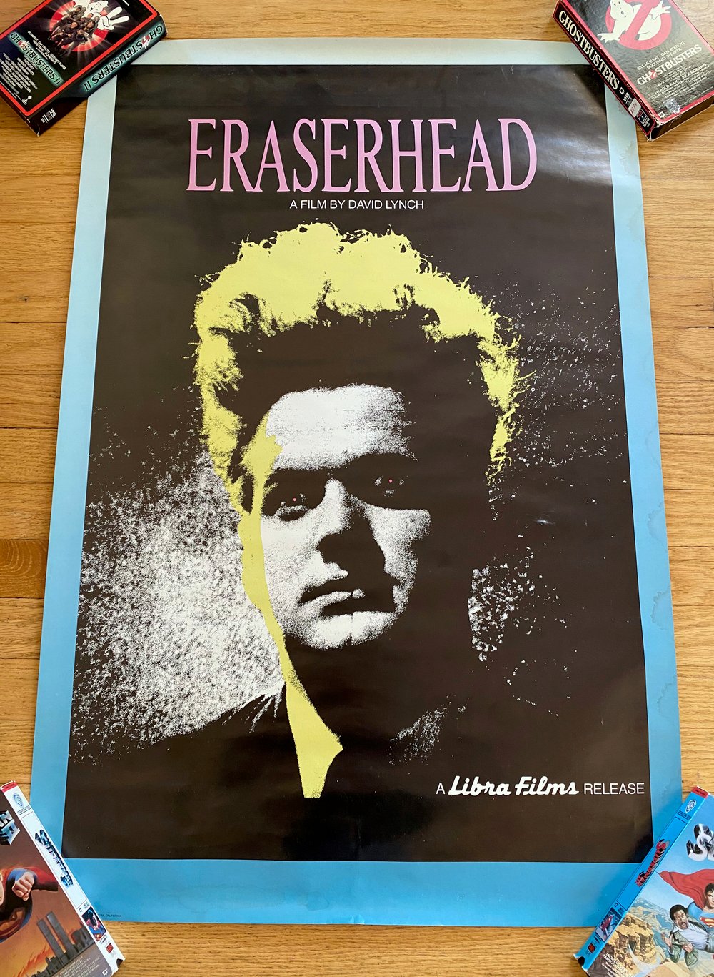 1977 ERASERHEAD 1986 Re Release Reproduction Movie Poster