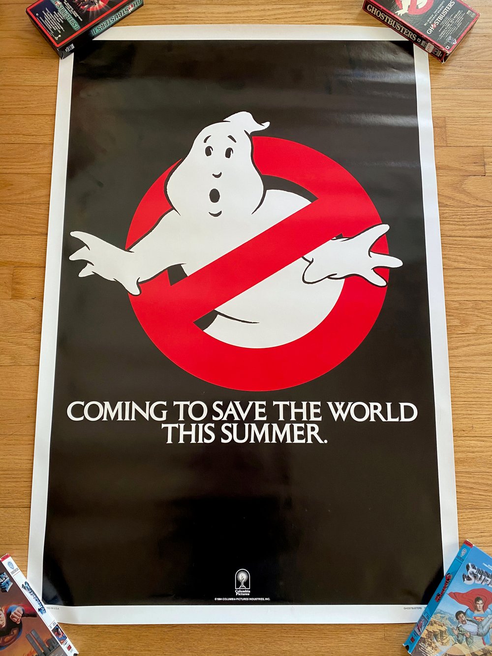 1984 GHOSTBUSTERS Original U.S. Advance One Sheet Movie Poster