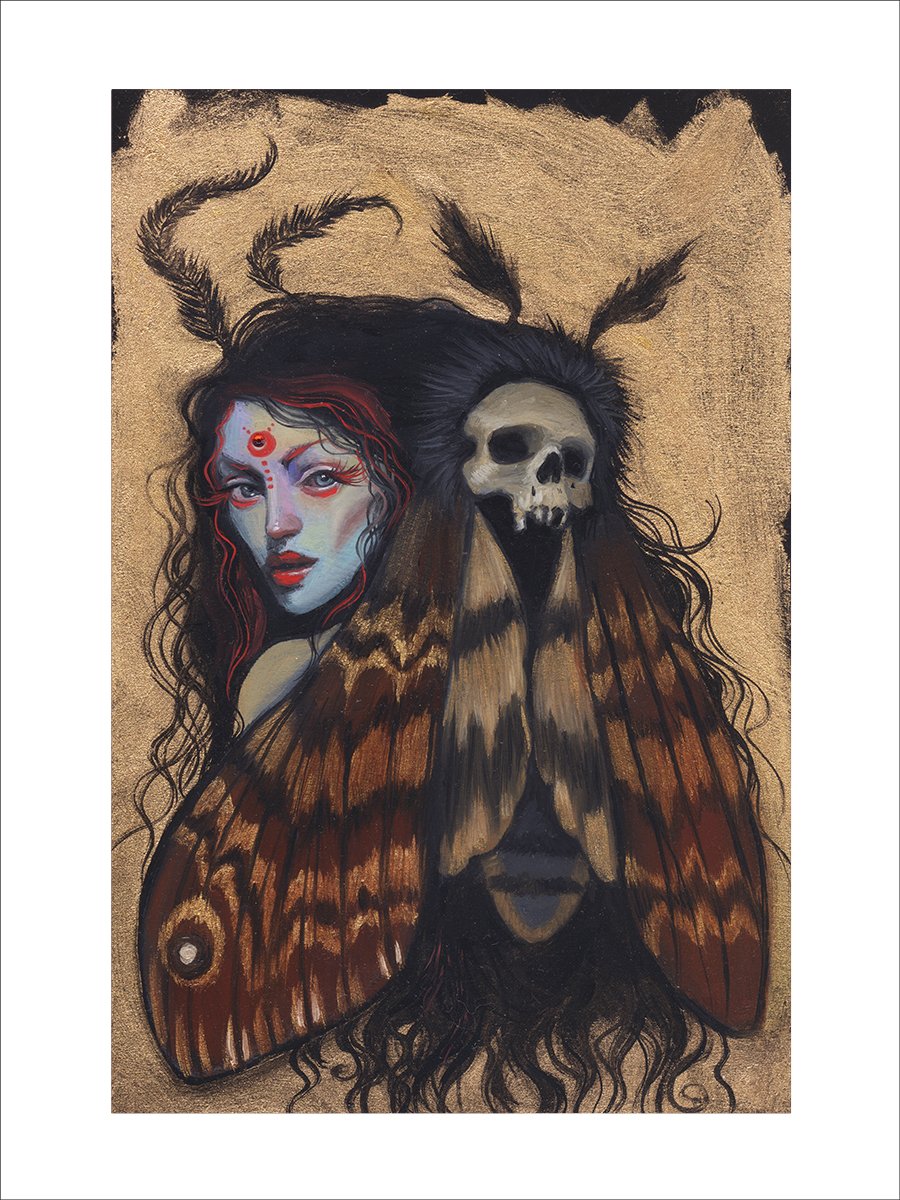 Image of "Moth Girls" Limited edition print