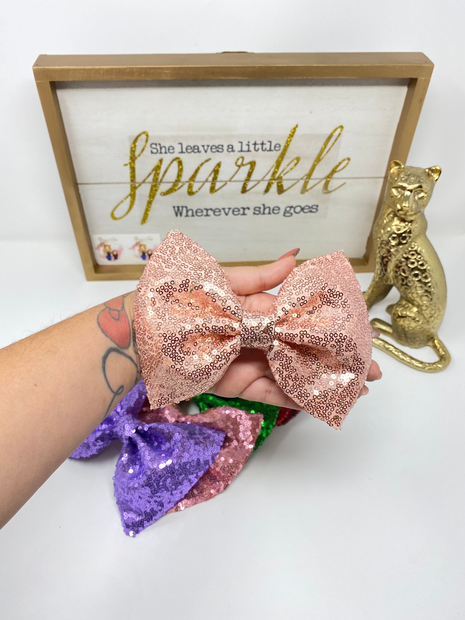 Image of Gia Sparkle bows Jumbo 