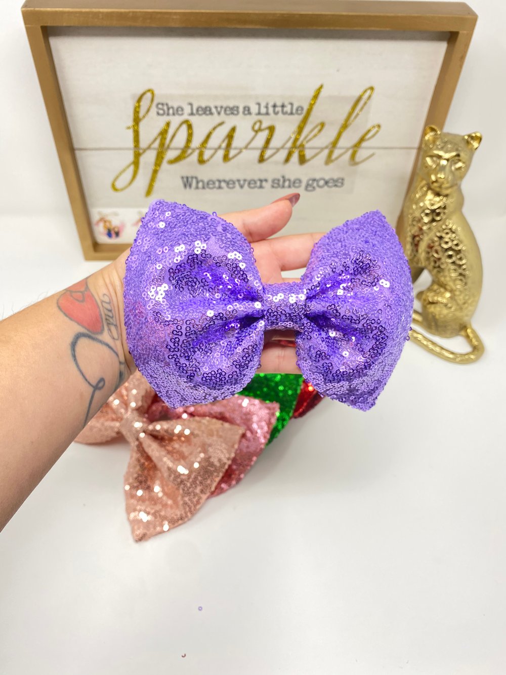 Image of Gia Sparkle bows Jumbo 