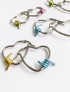 MINI CANDY MIS-MATCH  BARBED WIRE HOOPS