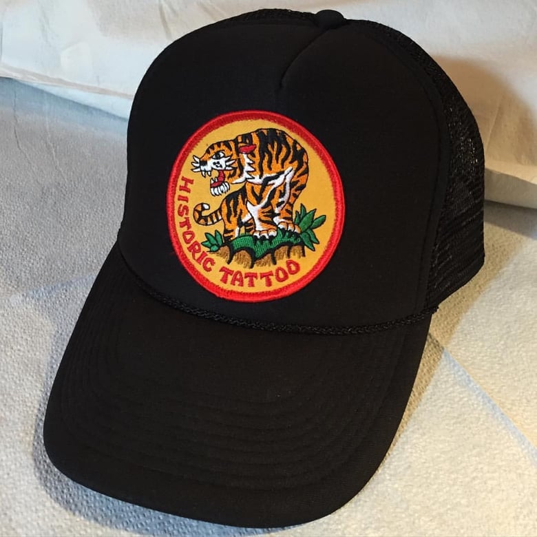 Image of Tiger hat - black 