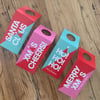 Funky + Festive Bottle Tags