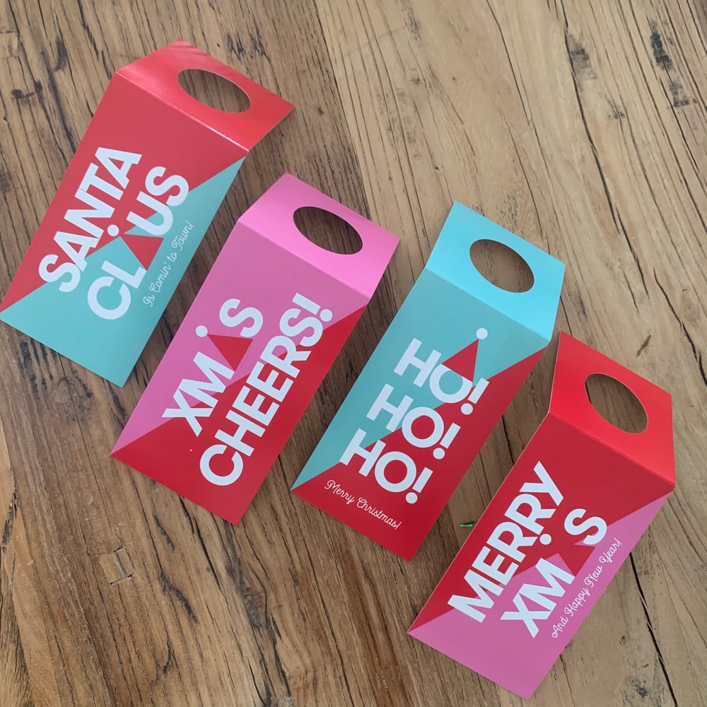 Funky + Festive Bottle Tags