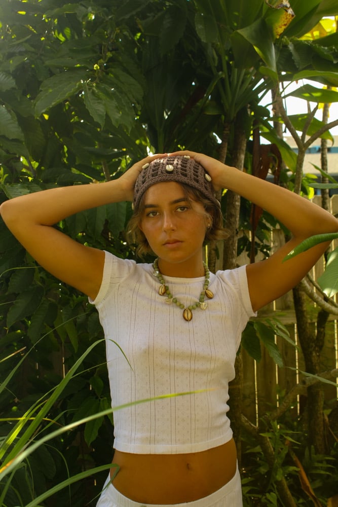 Image of Shell Crochet Beanie