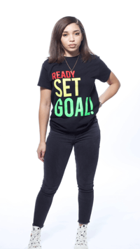 Image 4 of READY SET GOAL TEE 