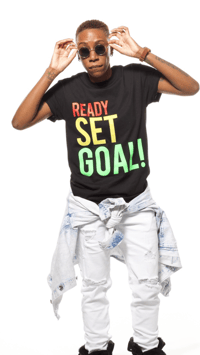 Image 2 of READY SET GOAL TEE 