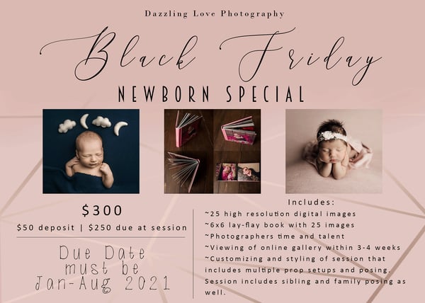 Image of Black Friday Newborn Special