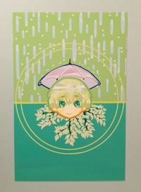 Image 1 of Greenery Rain Print