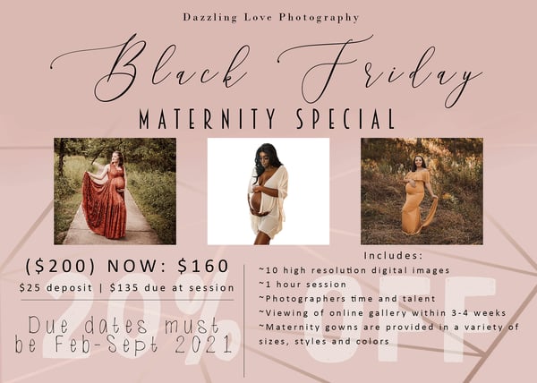 Image of Black Friday { Maternity Session} 20% OFF