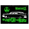 MY OTHER CAR IS A HEARSE - AIR FRESHENER/STICKER PACK