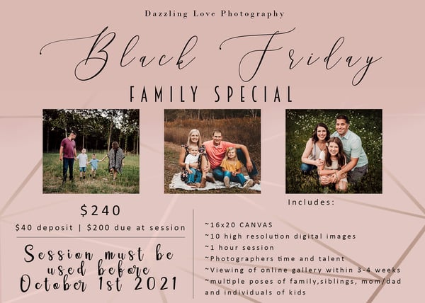 Image of BLACK FRIDAY { Family Session}