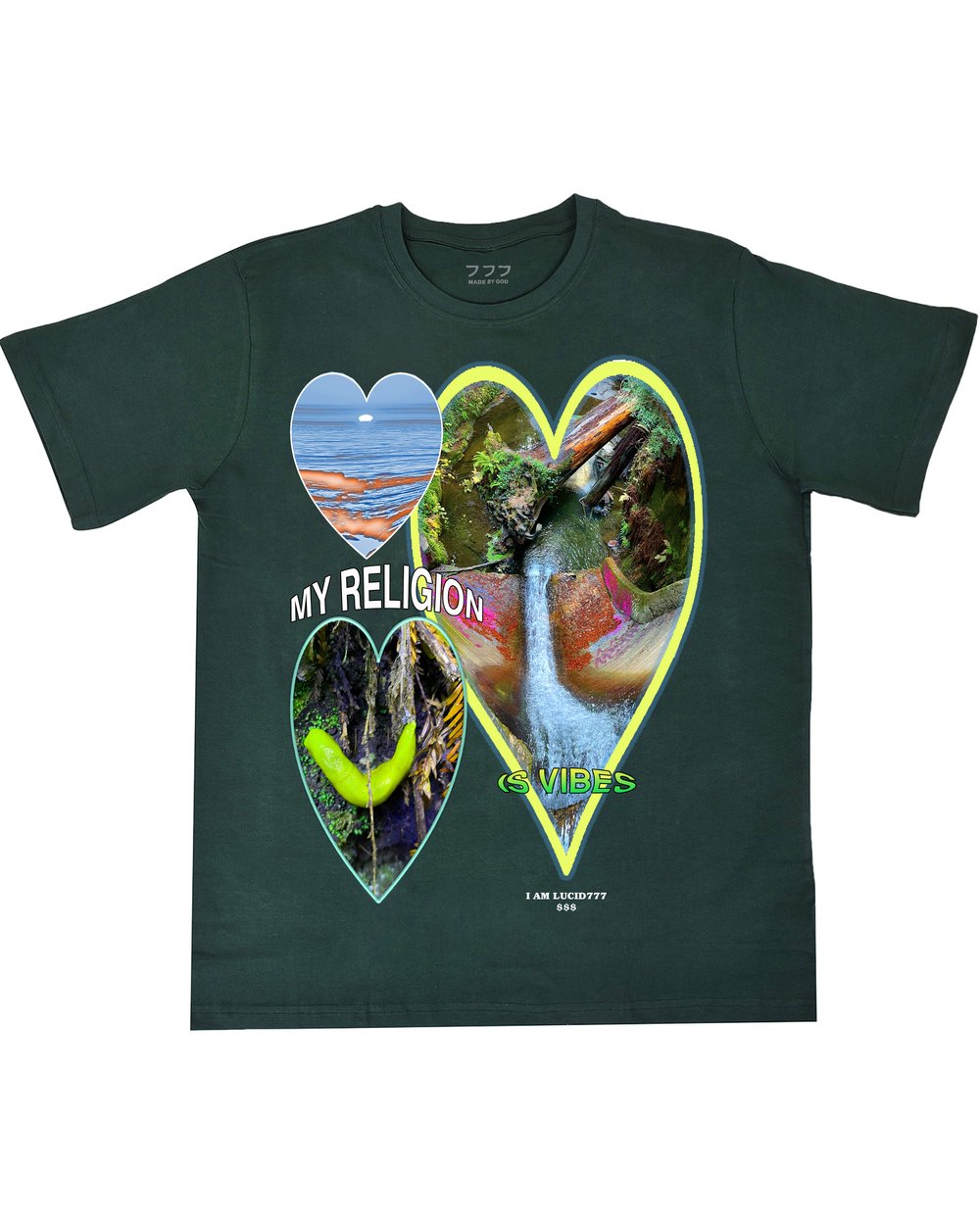 Image of MY RELIGION TEE (GREEN)