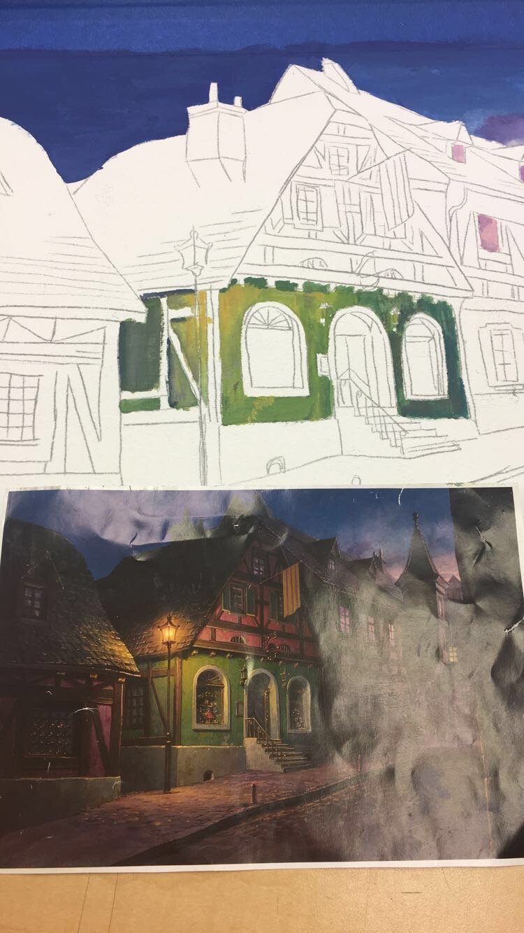Image of "Color Street Evening" Magnet