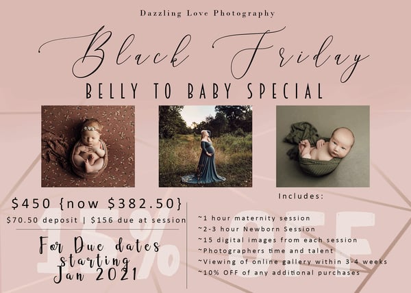 Image of Black Friday  {Belly to Baby Special} 15% OFF