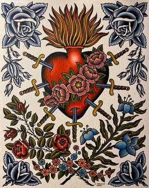 Image of Sacred Hearts print set