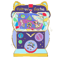 Image 3 of Voltron Gacha Spinning Enamel Pin