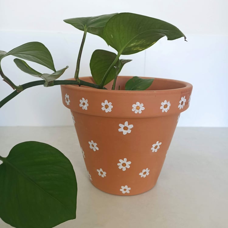 Large Daisy Pot