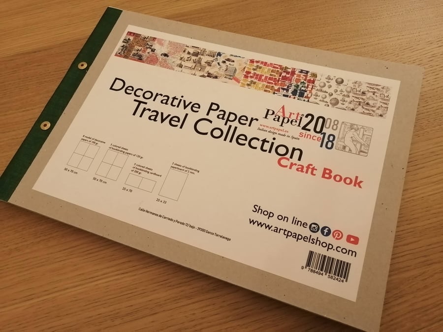 Image of Decorative Paper - Craft Book Travel Collection 