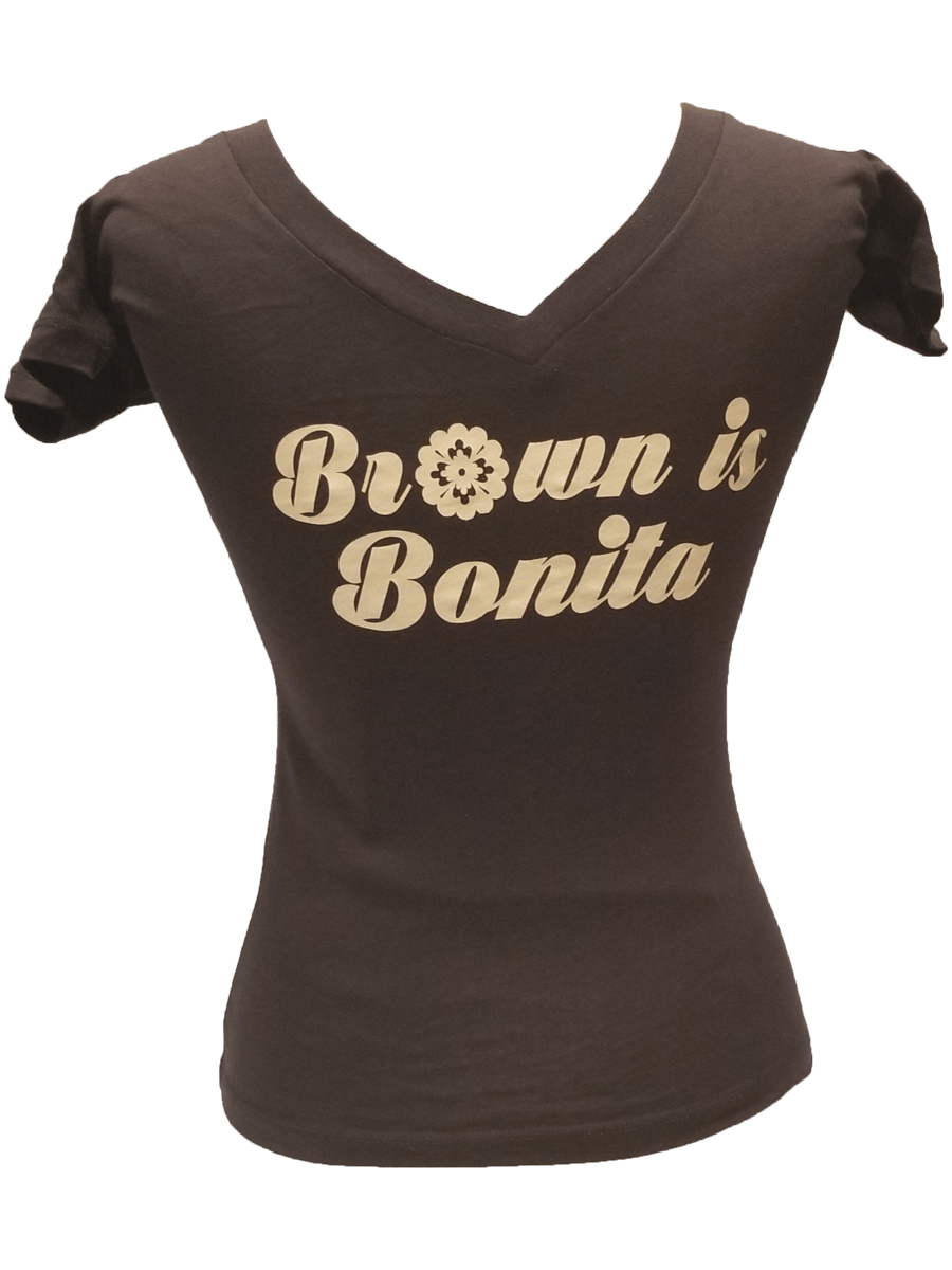 Image of Brown Is Beautiful Brown Is Bonita Brown T-Shirt