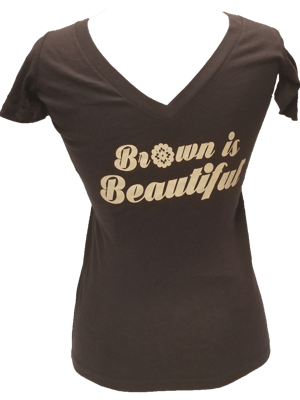 Image of Brown Is Beautiful Brown Is Bonita Brown T-Shirt