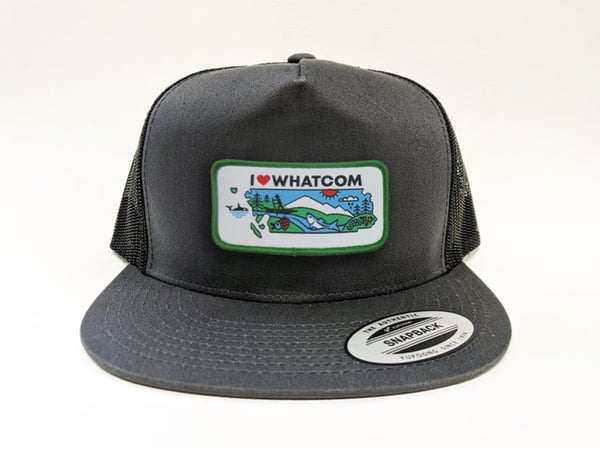 Image of I Love Whatcom Snapback Hat
