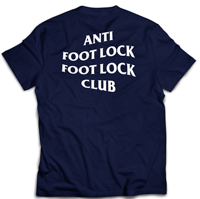 Image 3 of Anti Foot Lock Tee (Navy Blue) 