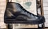Tortola  Black leather hi top sneaker shoes made in Spain  Image 2