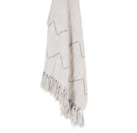 Image of COTTON THROW NOMAD NATURAL