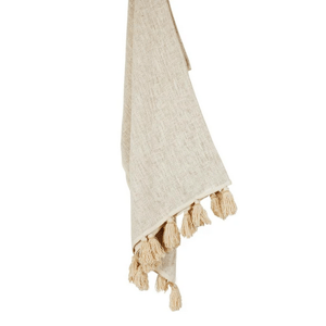 Image of COTTON THROW NATURAL