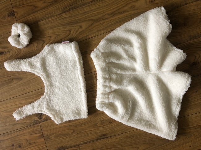 Super cosy fluffy teddy borg set 