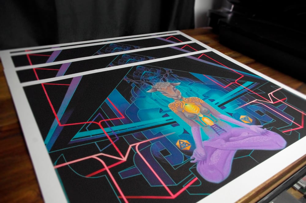 Image of "Projection" A2 giclee print
