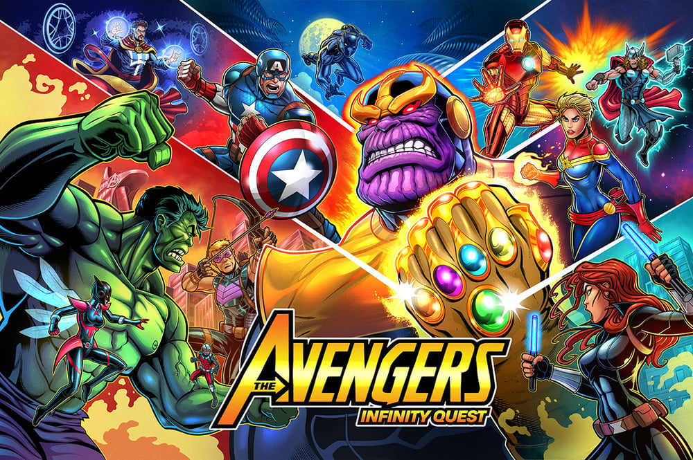 Image of Avengers: Infinity Quest Signed Pinball (PRO/PREM) Translites