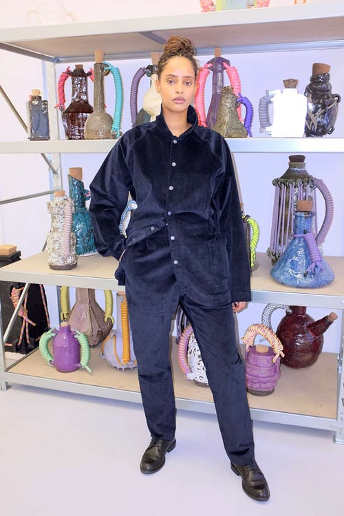 Image of Maja Brix & Aarstiderne - Trousers - Brown Corduroy