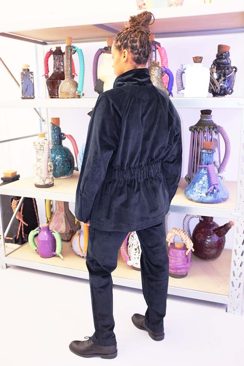 Image of Maja Brix & Aarstiderne - Trousers - Black Cotton