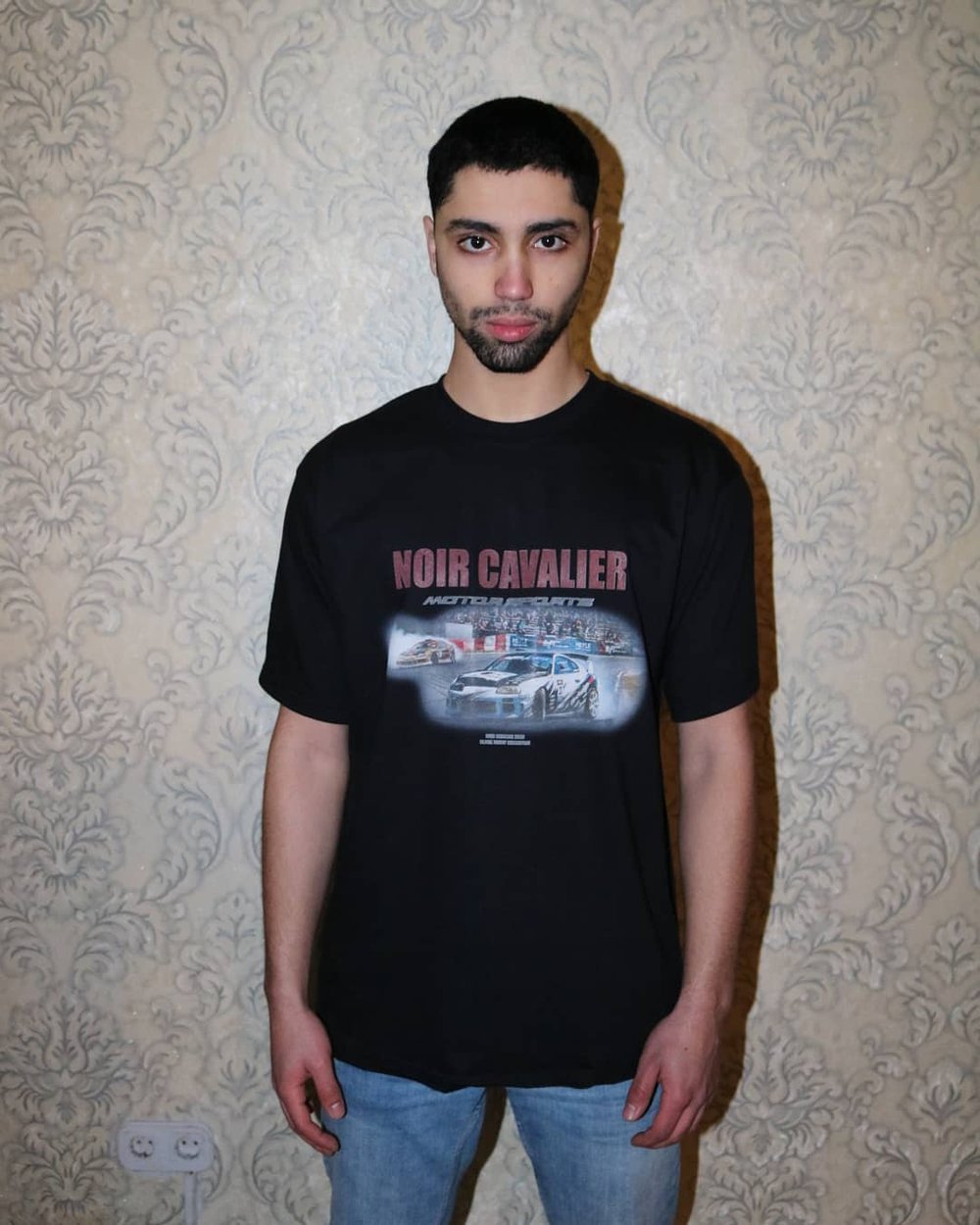 Image of Schwarzes T-Shirt mit "Toyota Supra" Aufdruck